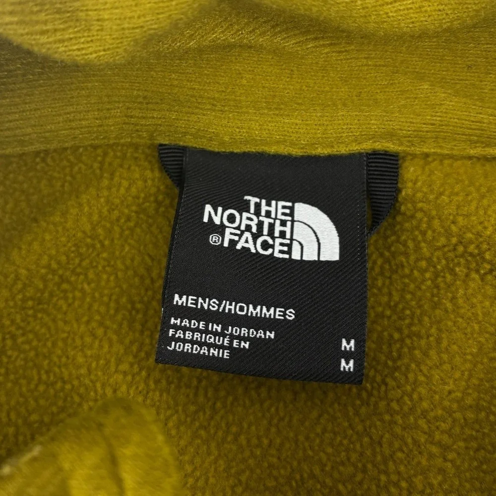 The North Face Mens Quarter Zip Fleece Pullover Mustard NF0A5G9W Medium
